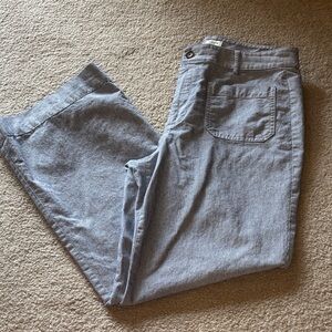 J. Crew Factory Gray Wide Leg Pants